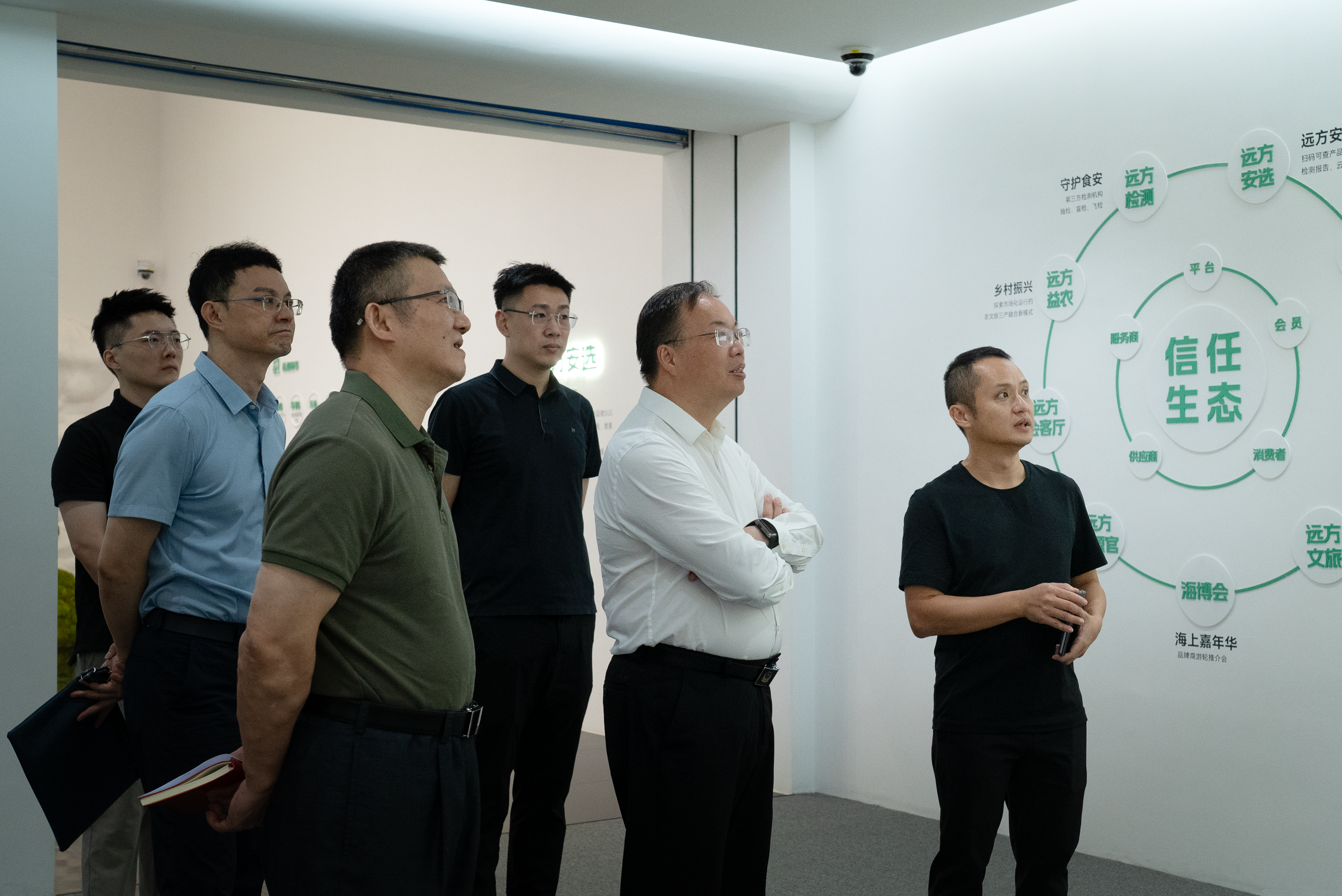 广州市市场监管局领导调研远方好物平台发展情况
